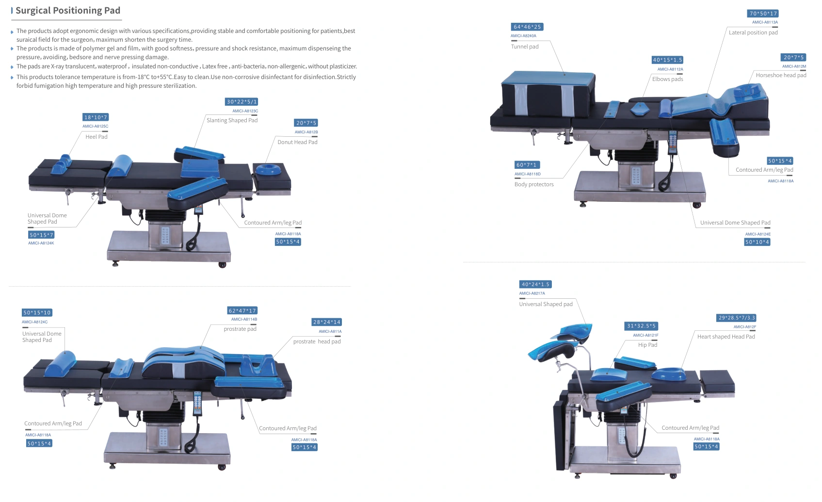 Surgical Positioning Pad — AMICI-A812F