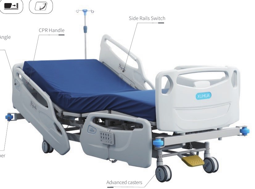 AM-B117 Series — Electric Hospital Bed (ICU)