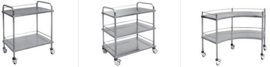 AM-D432A Series — Stainless Steel Trolley