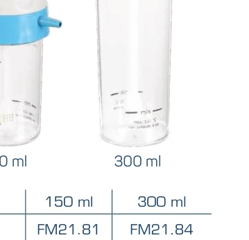 INSPITAL Flowmeter humidifier jar, 150 ml — FM21.81