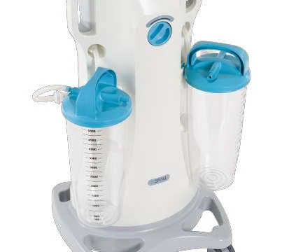 INSPITAL Surgical suction unit with 2 × 5 L reusable collection jars — SU60.15