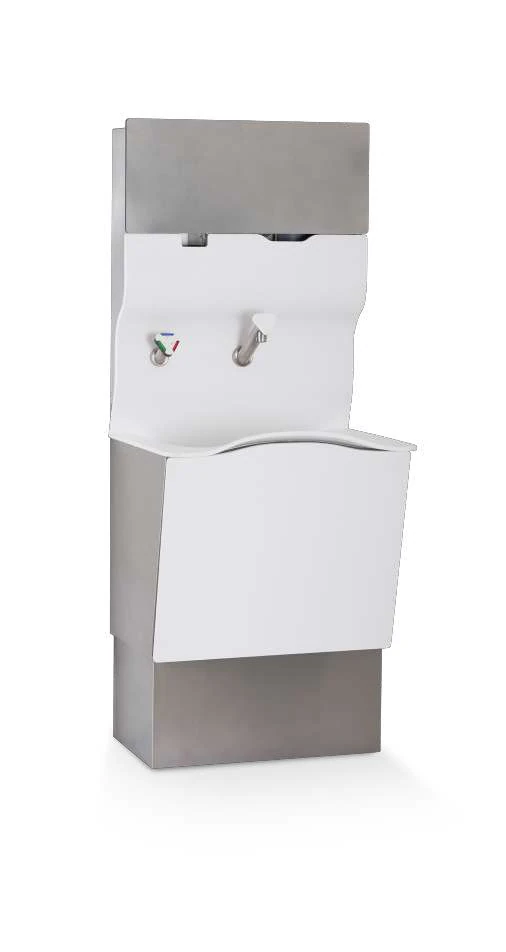 INSPITAL Touchless scrub sink, single station, Corian — SK61.10