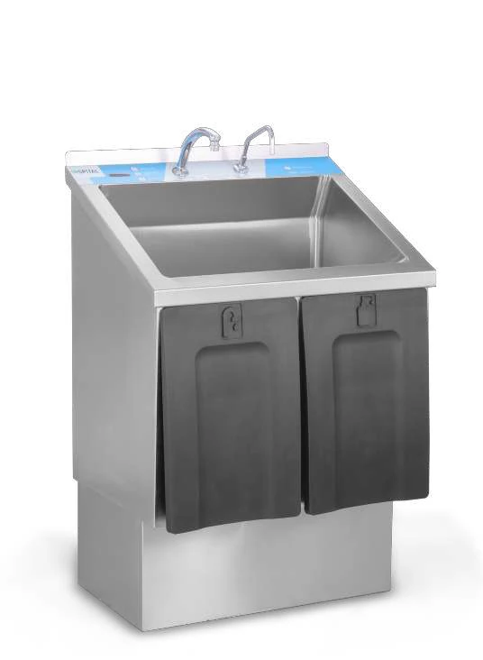 INSPITAL Single-station stainless steel scrub sink — SK60.10