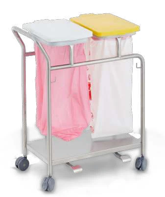INSPITAL Double-bag housekeeping trolley — AB90.98