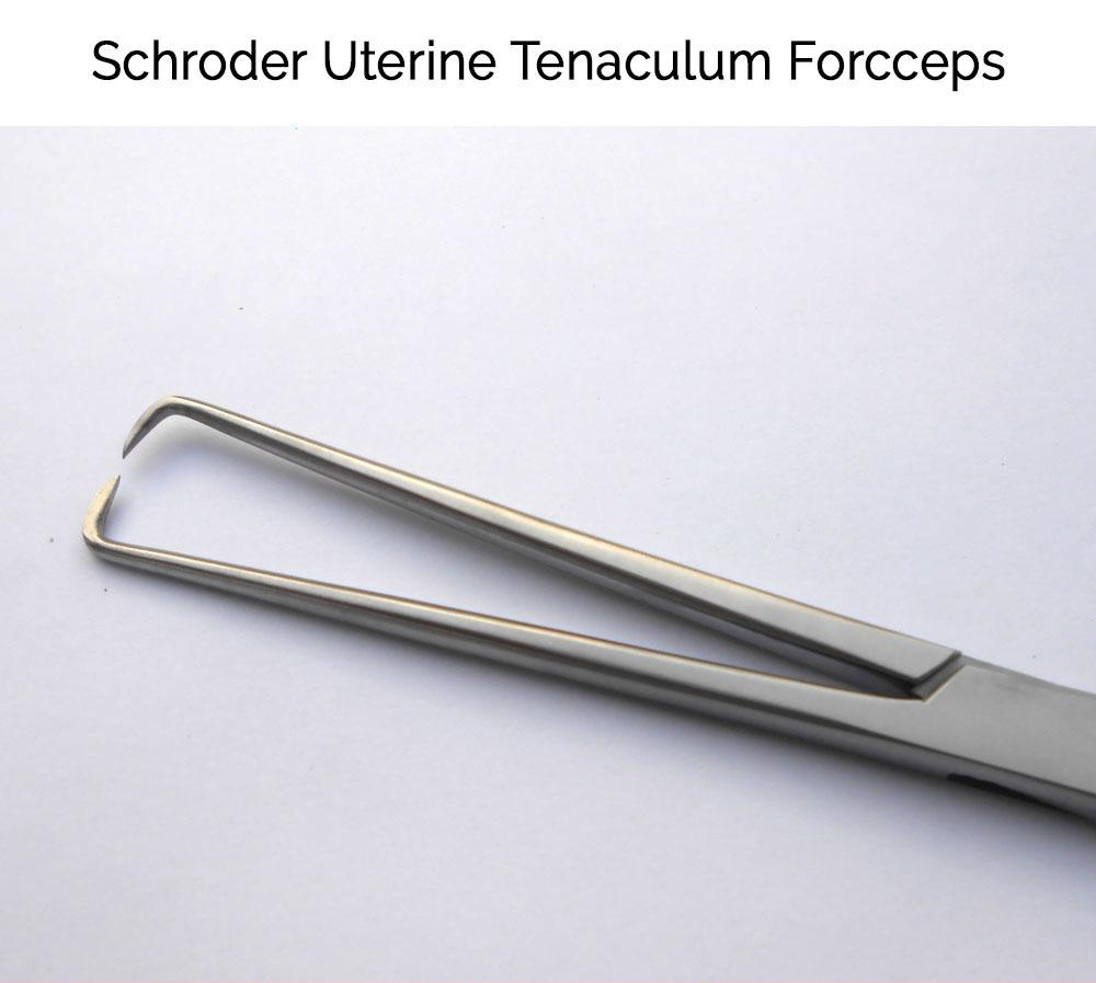 AM Schroder Uterine Tenaculum Forceps